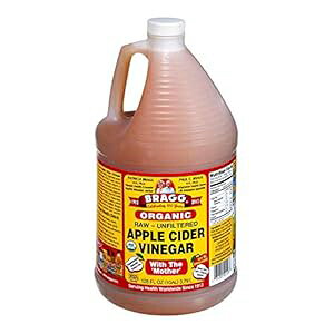 Bragg I[KjbNAbvTC_[rlK[A128 IX (4 pbN) Bragg Organic Raw Apple Cider Vinegar, 128 Ounce (Pack of 4)