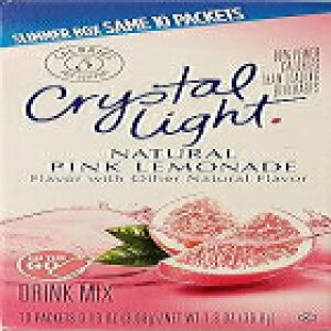 �N���X�^�� ���C�g �I�� �U �S�[ �s���N �����l�[�h�A10 �p�b�N �{�b�N�X (4 �p�b�N) Crystal Light On The Go Pink Lemonade, 10-Packet Boxes (Pack of 4)