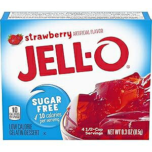 JELLO Xgx[[`fU[g~bNX (0.30IX̔A6pbN) Jell-O JELLO Strawberry Gelatin Dessert Mix (0.30oz Boxes, Pack of 6)