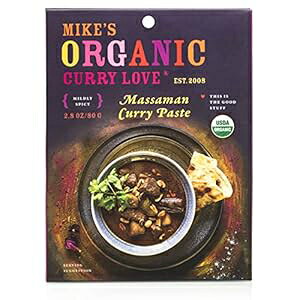 }bT}J[y[XgI[KjbNBr[KBisgpBVK[t[BPgth[B^CB 1×2.8IX̃|[` MIKE'S ORGANIC CURRY LOVE EST. 2008 Massaman Curry Paste ORGANIC. VEGAN