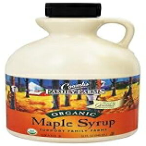 Coombs Family Farms [vVbvAI[KjbNAO[h AAZFA肵A32 IX Coombs Family Farms Maple Syrup, Organic, Grade A, Dark Color, Robust Taste, 32-Ounce Jug