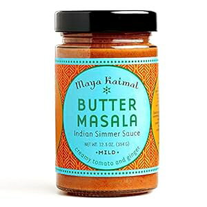} JC} o^[ }T CfBA V}[ \[X e 12.5 IX (1  2 ACe) Maya Kaimal Foods Maya Kaimal Butter Masala Indian Simmer Sauce 12.5 oz each (2 Items Per Order)