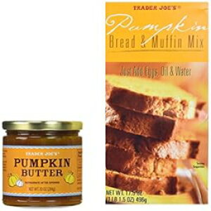 g[_[W[Y pvL ubh & o^[ Mtg oh - pvL o^[ 1 r & p & }tB ~bNX 1  Trader Joe's Pumpkin Bread and Butter Gift Bundle - One Jar Pumpkin Butter & One Box Br