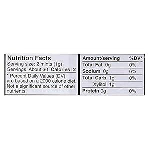 Epic Dental Mints - yp[~g LVg[ - 60 Jbg - 10 P[X Epic Dental Mints - Peppermint Xylitol Tin - 60 Ct - Case Of 10