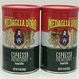 Medaglia DOro C^A [Xg GXvb\ R[q[A10 IX (2 pbN) MEDAGLIA D'ORO Medaglia DOro Italian Roast Espresso Coffee, 10 Ounce (Pack of 2)