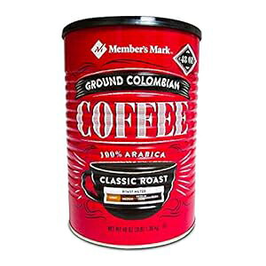 メンバーズマーク グラウンドコロンビアコーヒー、3ポンド Member's Mark Ground Colombian Coffee, 3 Lb