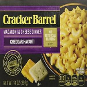 �N���b�J�[�o�����}�J���j���`�[�Y�A�V���[�v�`�F�_�[�n�o�e�B�i3�p�b�N�j Cracker Barrel Macaroni and Cheese, Sharp Cheddar Havarti (PACK OF 3)
