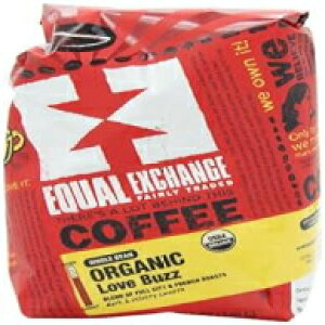CR[GNX`FW I[KjbNR[q[ uoY 10IX pbP[WꂽS Equal Exchange Organic Coffee Love Buzz 10 oz. Packaged Whole Bean