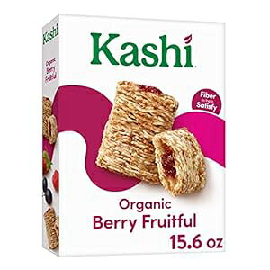 Kashi HpVAAr[KveCAI[KjbNt@Co[VAAx[t[tA15.6IX{bNX (1{bNX) Kashi Breakfast Cereal, Vegan Protein, Organic Fiber Cereal, Berry Fruitful, 15