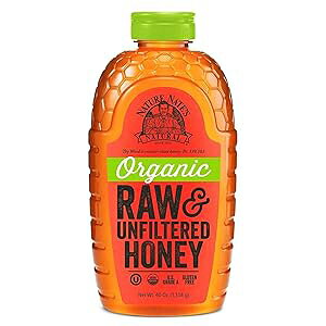 Nature Nate's 100% I[KjbN sA [ & hߖI (40 IX) Nature Nate's 100% Organic Pure Raw & Unfiltered Honey (40 oz.)