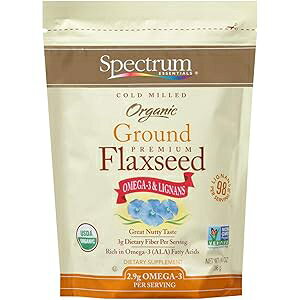 Spectrum I[KjbN OEh tbNXV[hA14 IX Spectrum Organic Ground Flaxseed, 14 Oz
