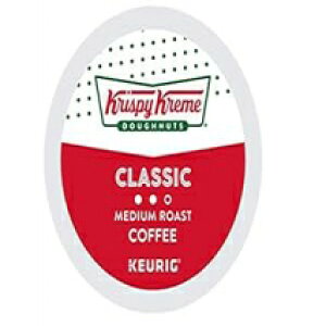 NXs[EN[Eh[ic R[q[NVbN VOT[u KJbv|bh L[Or[p 24 Globalpixels Krispy Kreme Doughnuts Coffee Classic single serve K-Cup pods for Keurig brewers, 24 Count