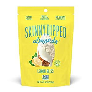 SkinnyDipped uX[OgJo[A[hANXibNAAveCAOet[A3.5 IX̍Ė\ȑ܁A5 pbN SkinnyDipped Lemon Bliss Yogurt Covered Almonds, Healthy