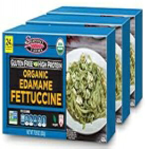 Seapoint Farms I[KjbN}tFbg`[lAwV[ȃOet[k[hA7.05IXA3pbN Seapoint Farms Organic Edamame Fettuccine, Healthy Gluten-Free Noodles, 7.05 Oz, Pack of 3
