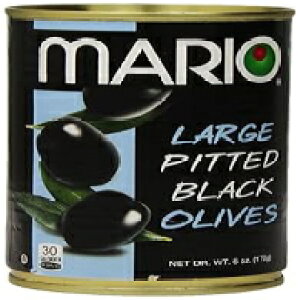 傫ȎȂubNI[uA}IJ}`t[YubNI[uA傫ȎȂA6.0IXi12pbNj Large Pitted Black Olives, Mario Camacho Foods Black Olives, Large Pitted, 6.0 Ounce (Pack of 12)