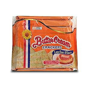 Croley Foods o^[N[ NbJ[ - `F tA8.8 IX (250g) 10  (3 pbN) Croley Foods Buttercream Crackers - Leche Flan Flavor, 8.8 oz (250g) 10 Count (3 Pack)