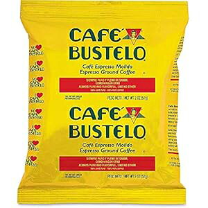 Cafe Bustelo Coffee GXvb\X^C OEhR[q[A30`2IX̃tNVpPbgAtNpbN Folgers Caf Bustelo Coffee Espresso Style Ground Coffee, 30- 2 Ounce Fraction Packets, Frac Packs