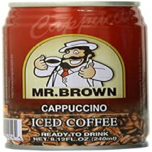 ~X^[uE ACXR[q[AJv`[mA8.12IX (24pbN) Mr. Brown Iced Coffee, Cappuccino, 8.12 Ounce (Pack of 24)