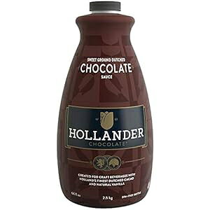 I_`R[gJtF\[X by Hollander Chocolate Co. vz[oX^ɍœKȃO`R[g\[X 64 fl. IYB[W{g Dutched Chocolate Caf Sauce by Hollander Chocolate Co. Gourmet Cho