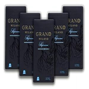 Grano Milano Supremo - R[q[|bh 50  lXvb\* IWiC ݊JvZ C^A t{fB ~fBA[Xg - x 11 Grano Milano Supremo - 50 Coffee Pods Nespresso* Original line Compa
