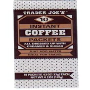 g[_[W[ỸCX^gR[q[pPbgBN[}[VK[i101j Trader Joe's Instant Coffee Packets w. Creamer & Sugar (10 packets, 1 box)