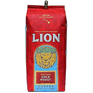 CIR[q[AS[h[XgAӁA24IXobO Lion Coffee, Gold Roast, Ground, 24 Ounce Bag