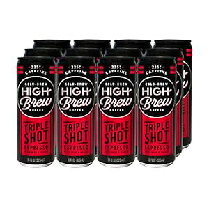 nCu[R[q[AR[hu[AGXvb\gvVbgA11tʃIXʁi12pbNj High Brew Coffee, Cold Brew, Espresso Triple Shot, 11 Fl Oz Can (Pack of 12)