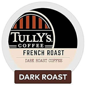 ^[YR[q[At`[XgAVOT[uL[OKJbv|bhA_[N[XgR[q[A72JEgi24|bh3j Tully's Coffee, French Roast, Single-Serve Keurig K-Cup Pods, Dark
