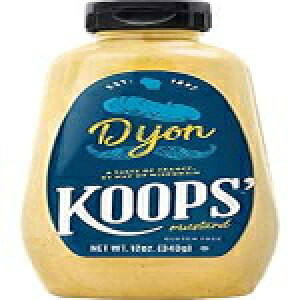 Koops fBW }X^[hA12 IX {gA4{pbN Koops' Dijon Mustard, 12 oz. Bottle, 4-Pack