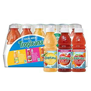 Tropicana 100% W[XA3 t[o[A10 tʃIX (24 pbN) - pCibv s[` }S[ W[XAt[c h[AXgx[ IW W[X Tropicana 100% Juice, 3 flavor, 10 fl