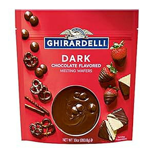 Mf eBO EGn[XA_[N `R[gA10 IX Ghirardelli Melting Wafers, Dark Chocolate, 10 oz