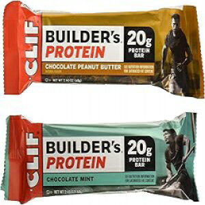 Clif Builders veCo[ oGeBpbNA18 A1 pbN Clif Bar Clif Builders Protein Bar Variety Pack, 18 Count, Pack of 1