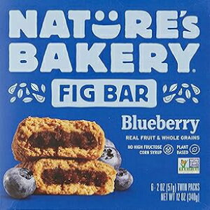 Nature's Bakery u[x[ C`WN o[A2 IXA6 Jbg Nature's Bakery Blueberry Fig Bars, 2 Oz, 6 Ct