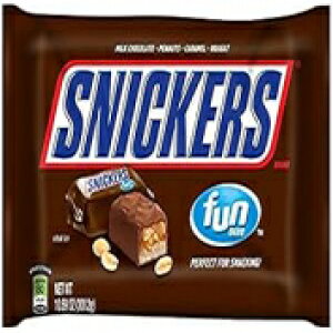 XjbJ[Y t@TCY `R[go[A10.59IX (2pbN) Snickers Fun Size Chocolate Bars, 10.59 oz (2 pack)