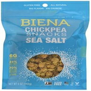 rGi V[\g Ђ悱XibNA5 IX -- 1 P[X 8 B Biena Sea Salt Chickpea Snacks, 5 Ounce -- 8 per case.