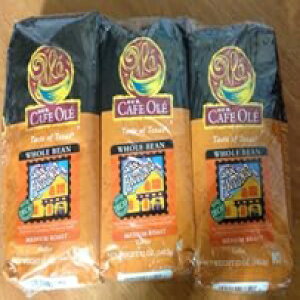 JtF I[ eCXg Iu eLTX z[r[ - TAgjI fJtF 12 IX (3 pbN) Cafe Ole Taste of Texas Whole Bean - San Antonio Decaf 12 Oz (Pack of 3)