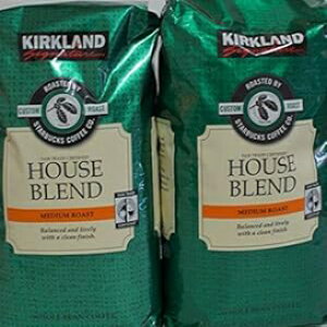X^[obNX J[Nh VOl`[ ~fBA [Xg R[q[ 2 pbN Starbucks Kirkland Signature Medium Roast Coffee Beans Pack of 2