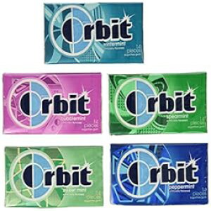 O[Y I[rbg 20 pbN - 14 pbP[W - VK[t[K - oGeB{bNX Orbit Gum Wrigley's Orbit 20 Pack - 14 Piece Packages - Sugar Free Gum - Variety Box