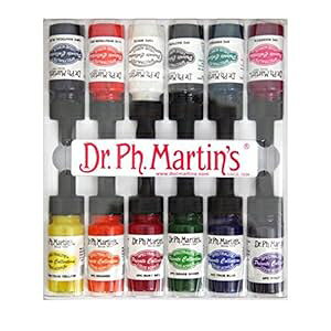 Dr. Ph. Martin 800941-XXX Spectralite vCx[g RNV t̃AN{gA0.5 IXA12 Zbg (Zbg 1) Dr. Ph. Martin's 800941-XXX Spectralite Private Collection Liquid Acrylics Bottles, 0.5 oz, Set of 12 (