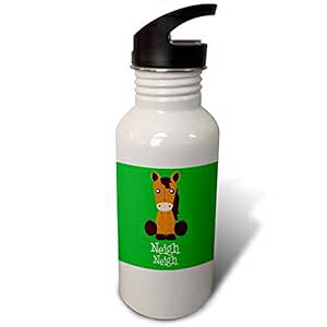 3dRose EH[^[{gA21IXAzCg 3dRose Water Bottle, 21oz, White