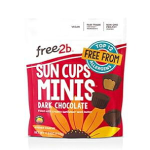 Free 2b Foods _[N`R[g TJbv ~j Oet[Ait[Aibct[A哤t[ - 4.2 IX (6) Free 2b Foods Dark Chocolate Sun Cups Minis Gluten-Free, Dairy-Free, Nut-Free an