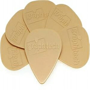 Graph Tech PQP-0068-V6 : TUSQ �X�^���_�[�h �M�^�[�s�b�N 0.68mm �E�H�[���g�[�� - 6 ���p�b�N Graph Tech PQP-0068-V6 : TUSQ Standard Guitar Pick 0.68mm Warm Tone - 6 Pack