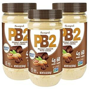 Bell Plantation Chocolate Powdered Peanut Butter 16 oz - 3 Pack PB2 Bell Plantation Chocolate Powdered Peanut Butter 16 oz - 3 Pack