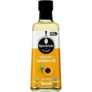 Spectrum, Ђ܂AI[KjbNAMA16 tʃIX Spectrum, Sunflower Oil, Organic, High Heat, 16 fl oz
