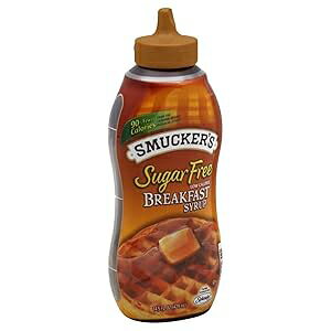 Smucker's �V���K�[�t���[��J�����[���H�V���b�v�A14.5 �t�ʃI���X�A(12 �p�b�N) Smucker's Sugar-Free Low Calorie Breakfast Syrup ,14.5 fl oz, (Pack of 12)