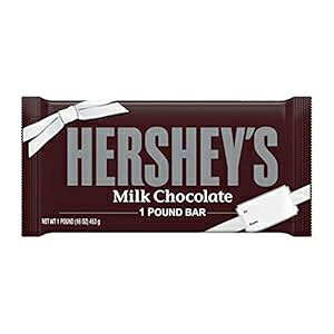 HERSHEY'S ~N`R[gLfBAOet[A1|hMtgo[ Just Candy HERSHEY'S Milk Chocolate Candy, Gluten Free, 1 lb Gift Bar