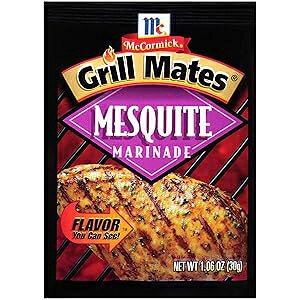 }R[~bN O Cc XL[g }l - 1.06 IX (6 pbN) McCormick Grill Mates Mesquite Marinade - 1.06-Oz (6-Pack)
