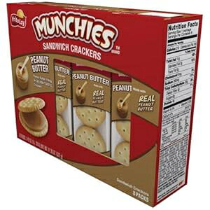 Frito Lay Munchies Sandwich Crackers Peanut Butter 11.36 Oz (Pack of 2)