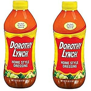 Dorothy Lynch Salad Dressing Sweet & Spicy Thick & Creamy Salads, Dips, Sauces, & Marinades French Style Condiment Tangy Gluten Free No Trans Fat USA Made (Home Style, 32 oz (2 Pack))
