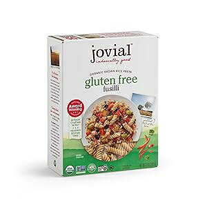 Jovial Whole Grain Brown Rice Fusilli Pasta - Pasta Fusilli, Fusilli Pasta, Whole Grain Pasta, Organic Pasta, Gluten Free, Dairy Free, Brown Rice Pasta, Award Winning Taste, Made in Italy - 12 Oz